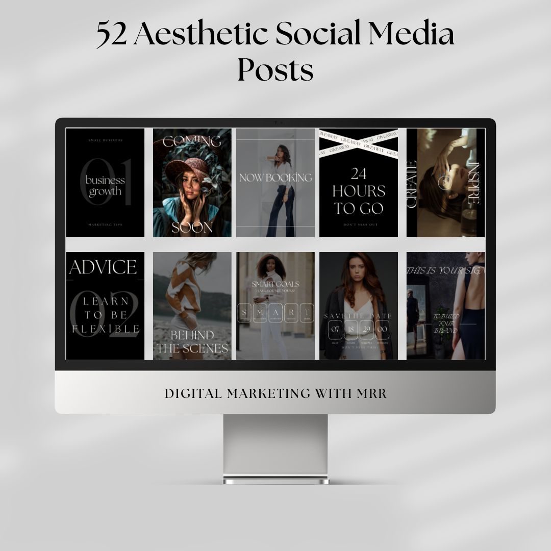 52 Aesthetic Social Media Posts