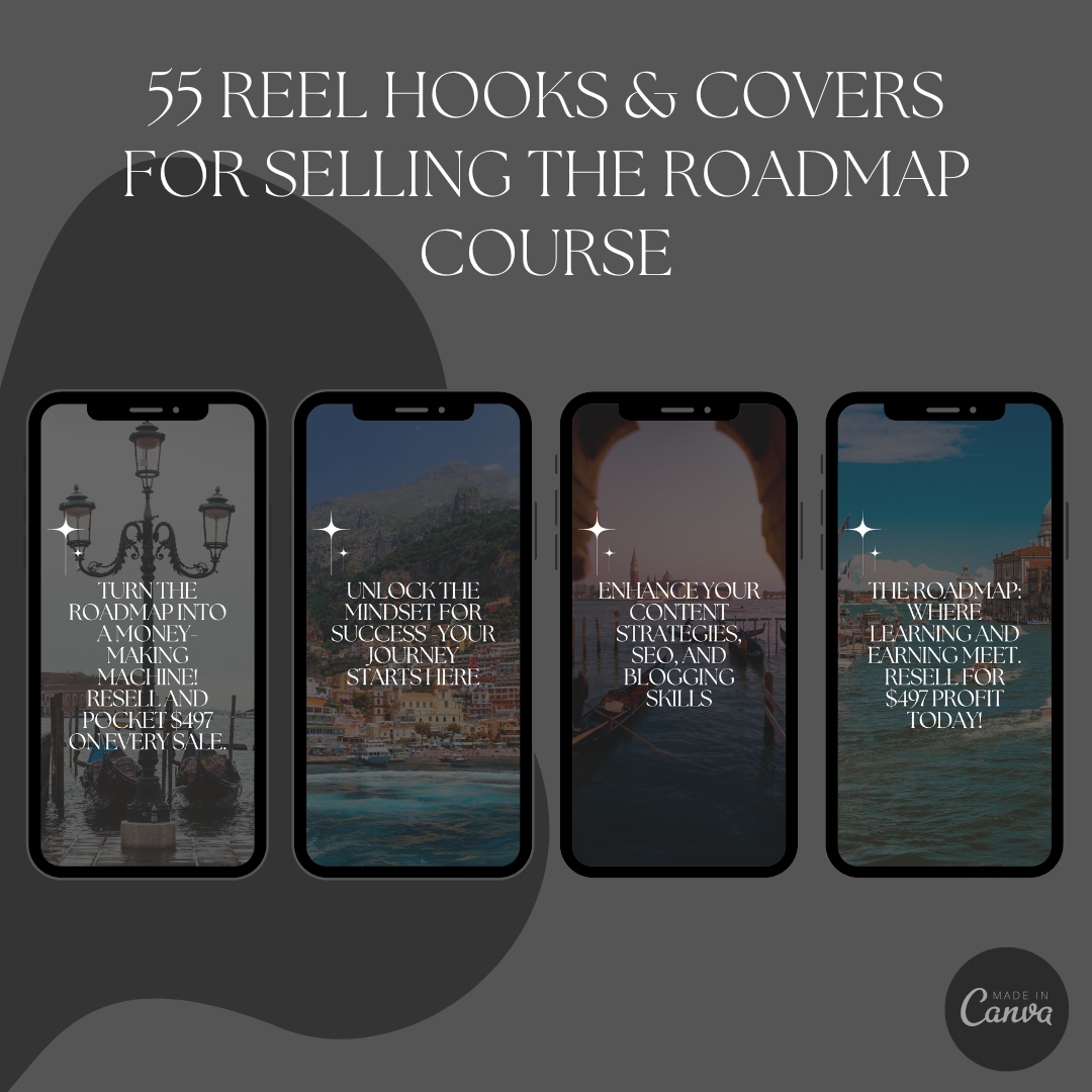 Reel Hooks & Covers For Selling The Roadmap Course