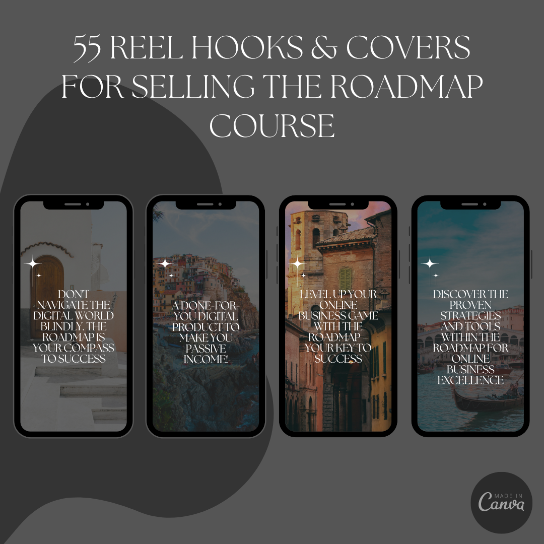 Reel Hooks & Covers For Selling The Roadmap Course