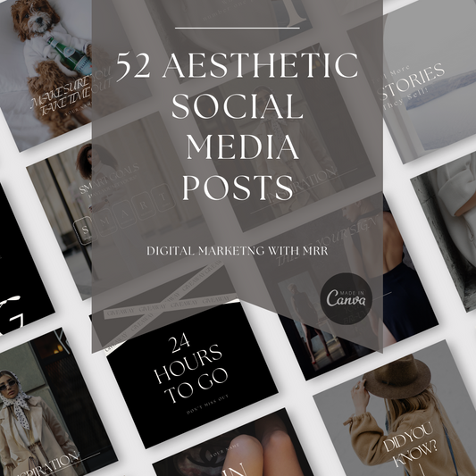 52 Aesthetic Social Media Posts