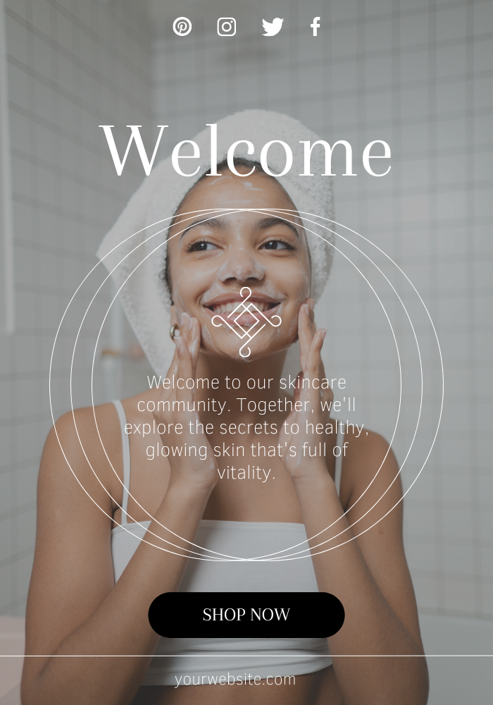 Skincare Email Marketing Template