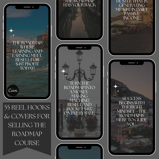 Reel Hooks & Covers For Selling The Roadmap Course