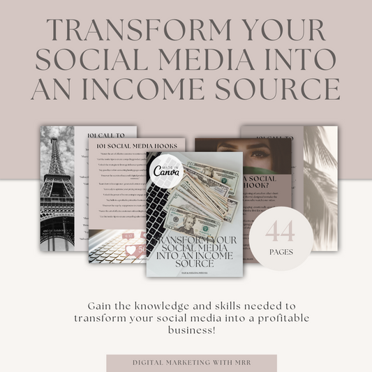 Transform Your Social Media Into An Income Source eBook